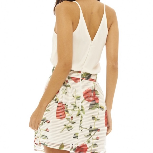 Rose Print Dress - Picture 2 of 5